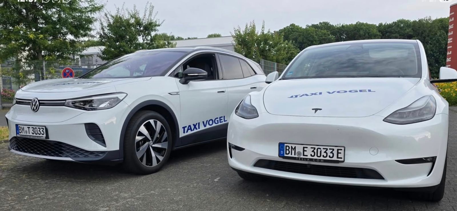 Elektrofahrzeuge von Taxi Vogel